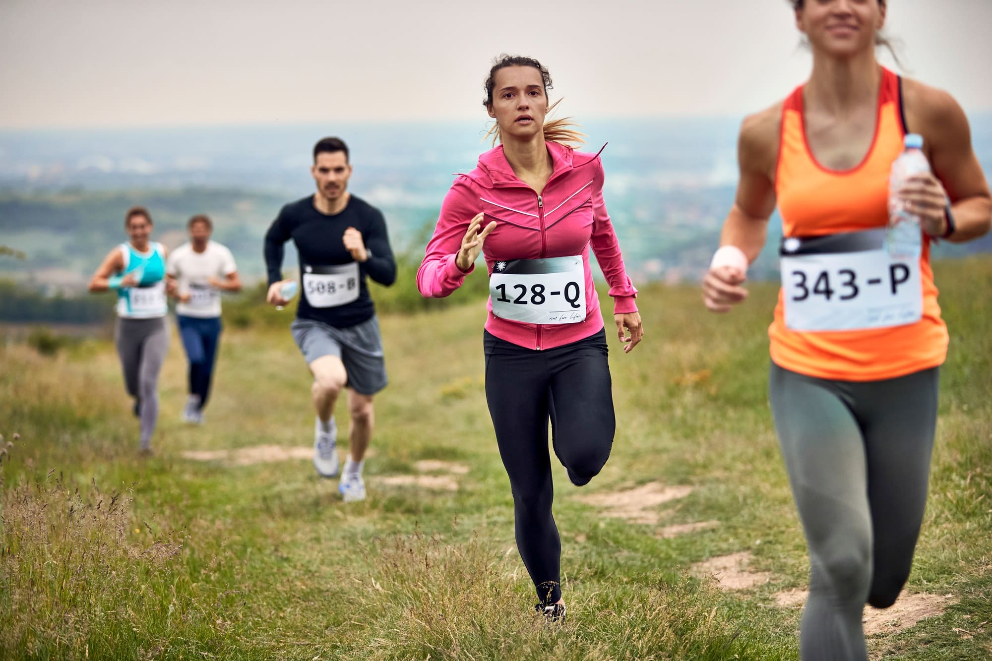 Marathon race in nature!